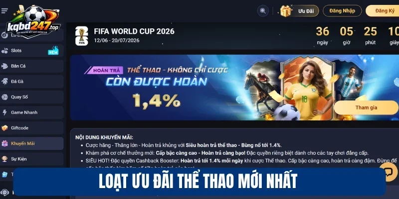 Loạt ưu đãi thể thao mới nhất